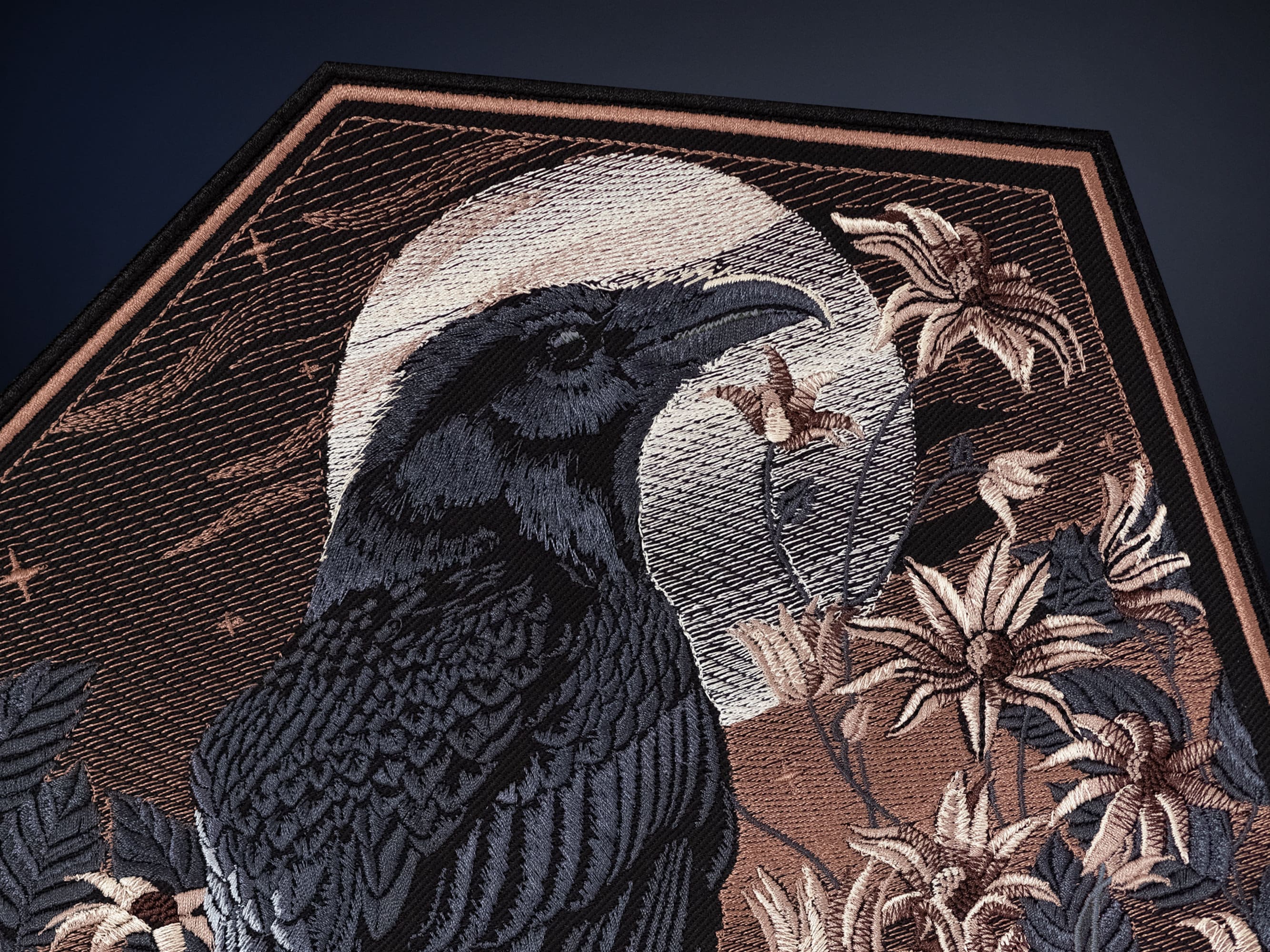 Raven Cottagecore Patch: Skull Dak Academia Goth Wicca Occult ...