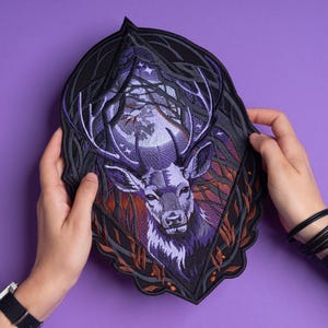 Himmlischer Hirsch-Patch