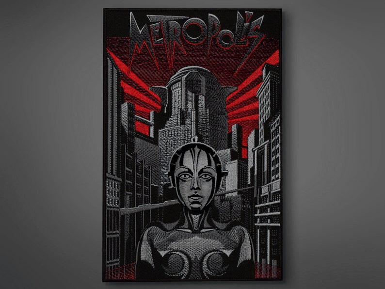 Metropolis Rangers Patch Embroidered Metropolis Movie Back Patch: Cyberpunk Vintage Movie Goth ...