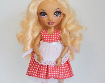 Classic dress with apron for Rainbow High