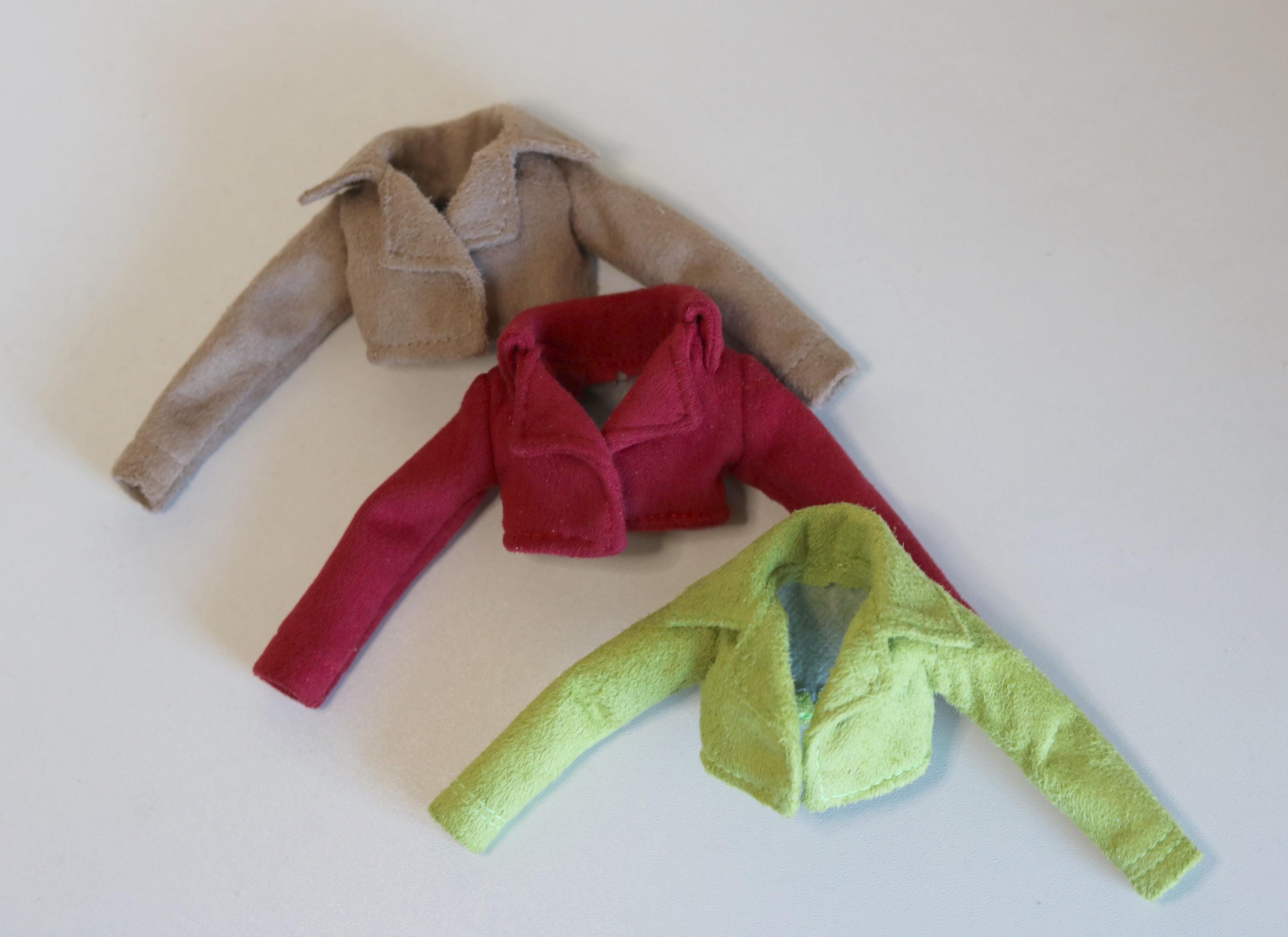 Suede jacket for Rainbow High dolls