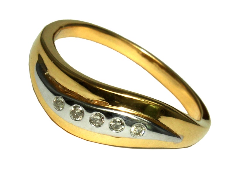 Diamond Ring-Diamond Gold Band-Gold Wedding Band-Designer Band-14 K Gold Band-Diamond Gold Band-Wedding Gold Ring-Gold Band-Gemstone Band