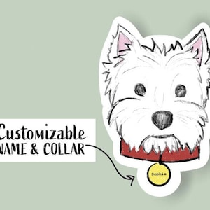 Customizable Westie Sticker