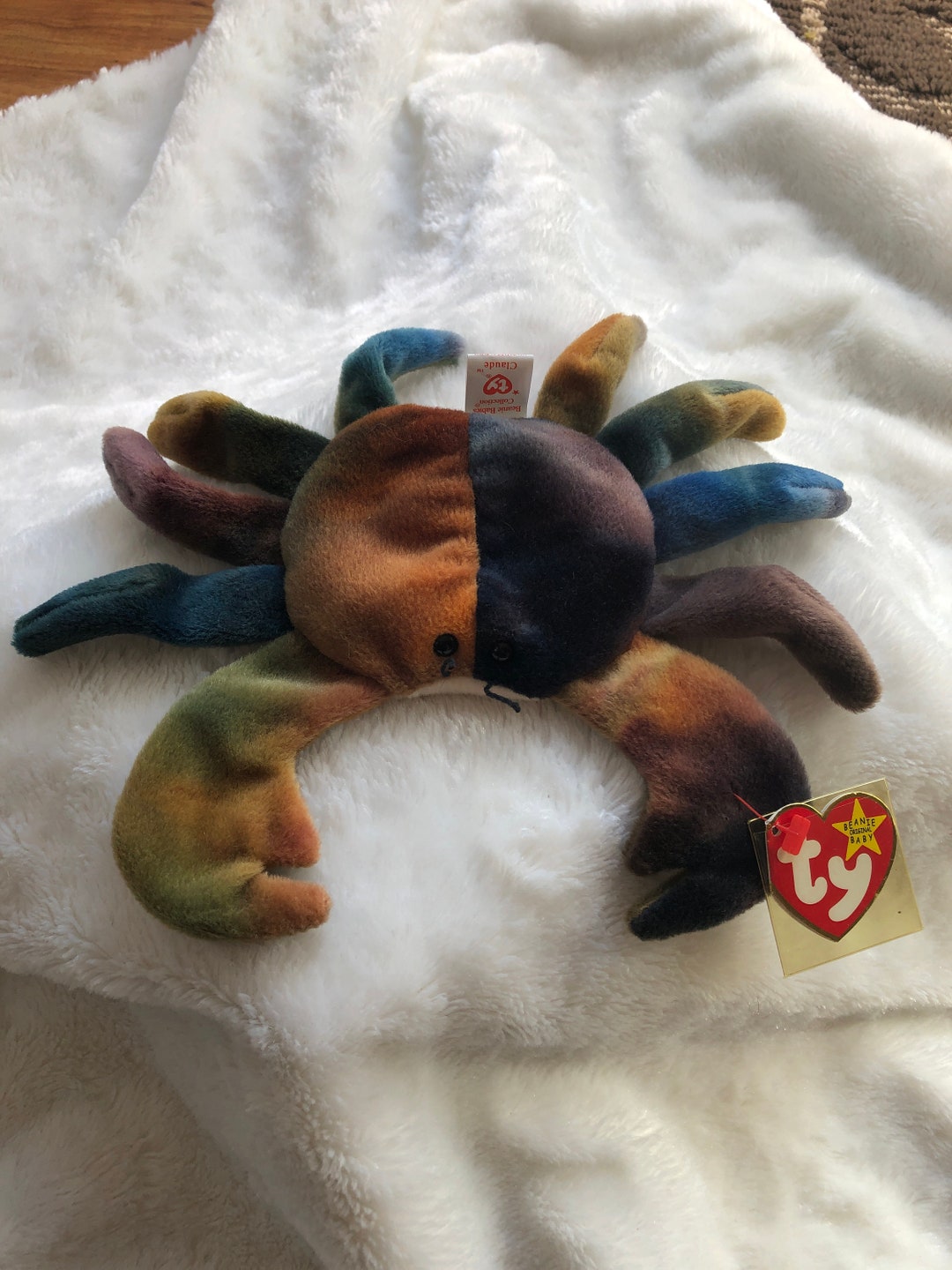 Vintage Claude the Crab 1996 PVC Pellets Etsy