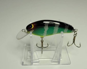Balsa Squarebill Black Back Silver Foil Orange Belly R.J.A Crankbaits Ernie Balsa Squarebill Black Back Silver Foil Orange Belly R.J.A Crankbaits Ernie