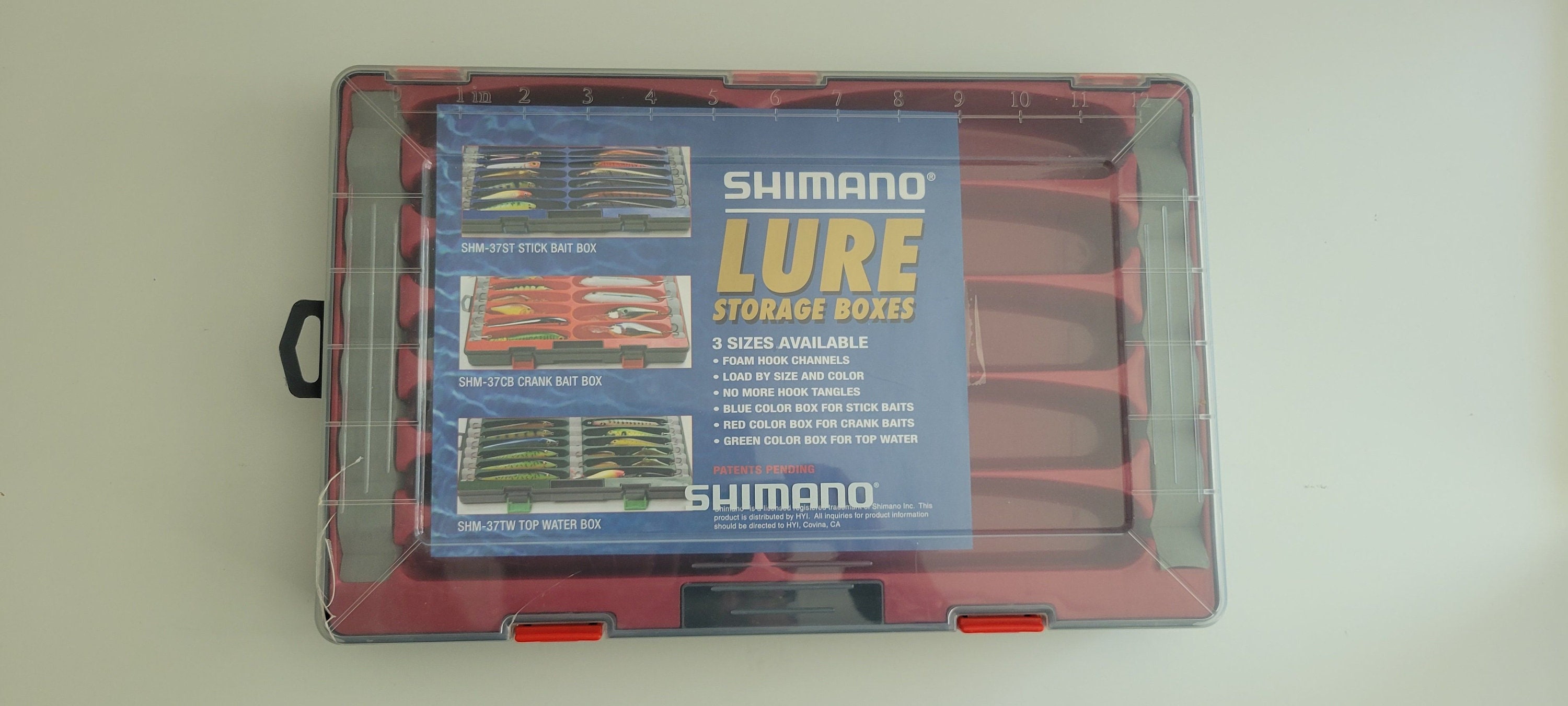 Shimano SMH-37CB Red Crankbait Lure Storage Tackle Box -  UK