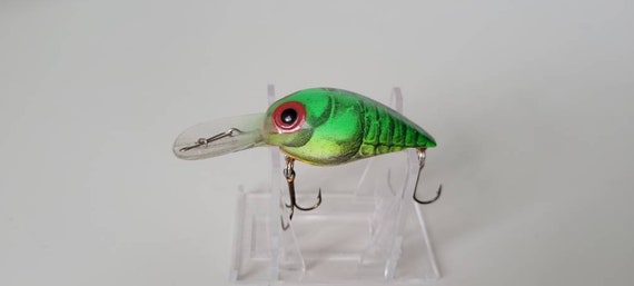 Pre Rapala Wiggle Wart SV-SP55 Hot Green Crawfish on Chartreuse 