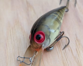 Pre Rapala Wiggle Wart V63 Green Naturalistic Crawfish Clear Bill