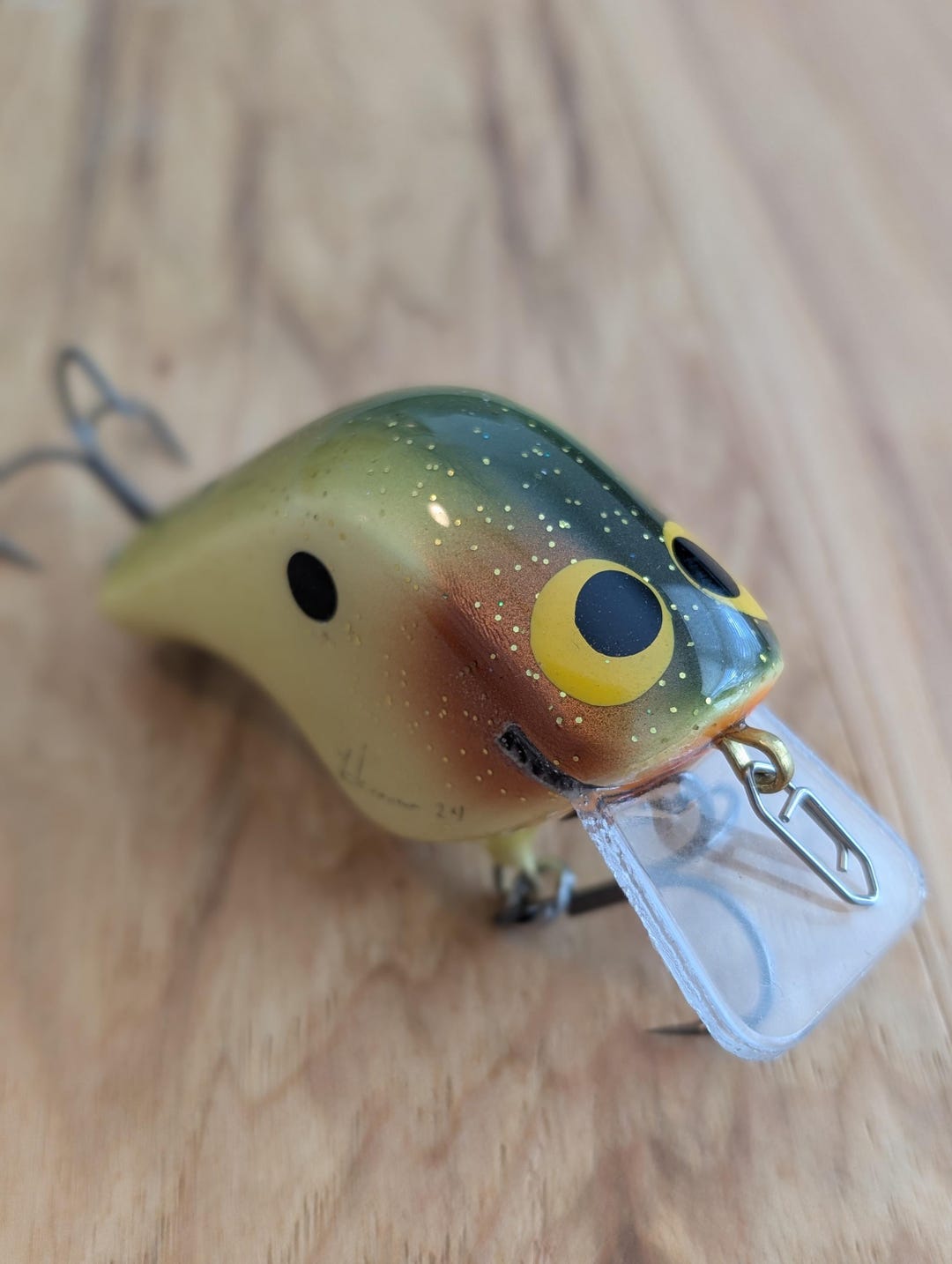 bee lure fishing 2.36" Topwater Hard Bait Wobbler Popper Lures Hercules Fishing Tackle it works. Rebel Bumble Bug Fishing Lure