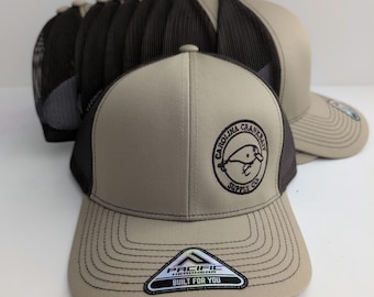 Carolina Crankbait Supply Co Khaki with Brown Circle Logo Hat Pro Model