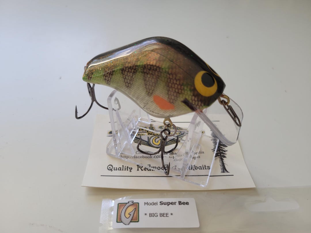Leurre Crankbait Vintage Rebel Mini R F94 - Œil Rouge Chromé - Rare