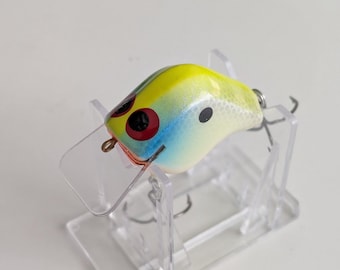 Lil&#39; Super Bee Squarebill Crankbait Chartreuse on Pearl