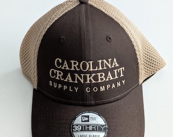 Carolina Crankbait Supply Co Khaki Brown Hat - Name Print