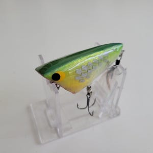 Dixon Custom Topwater Popper in Foil American Shad