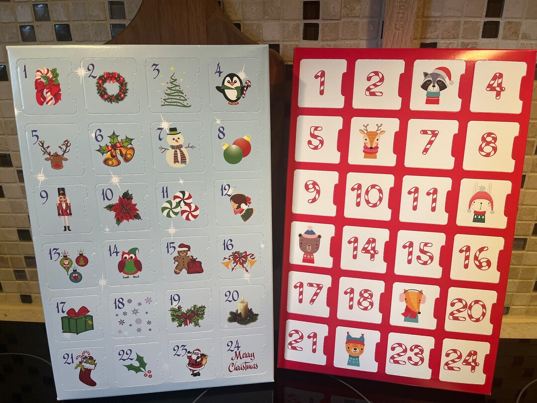Blank DIY Advent Calendar Etsy