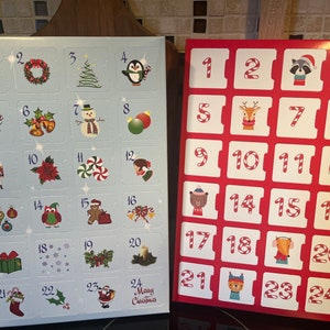 Blank DIY Advent Calendar