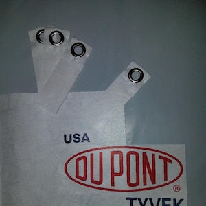 4 DuPont Tyvek Ultralight Self-Adhesive Grommet Tabs