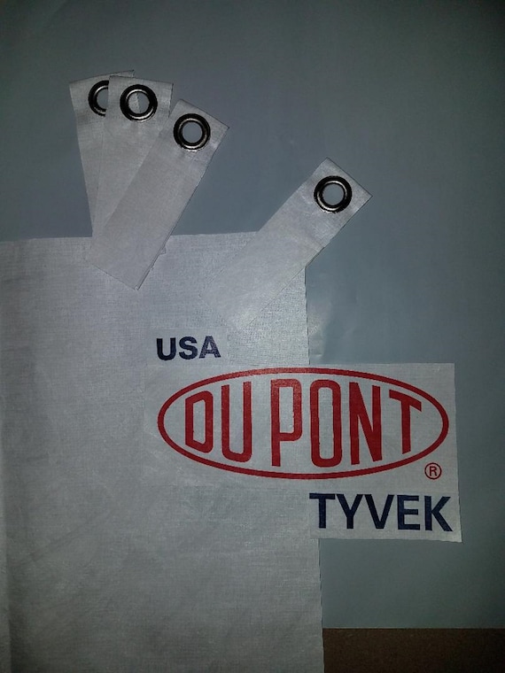 4 Ultralight Black Self Adhesive Grommet Tabs for Tyvek Ground Cloth Sheets for sale online