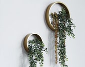 Hanging Round Planter, Wall Planter, Hanging Terrarium, Geometric Terrarium, Wall Vase, Wall Plant Holder, Hanging Wall Planter, Florarium