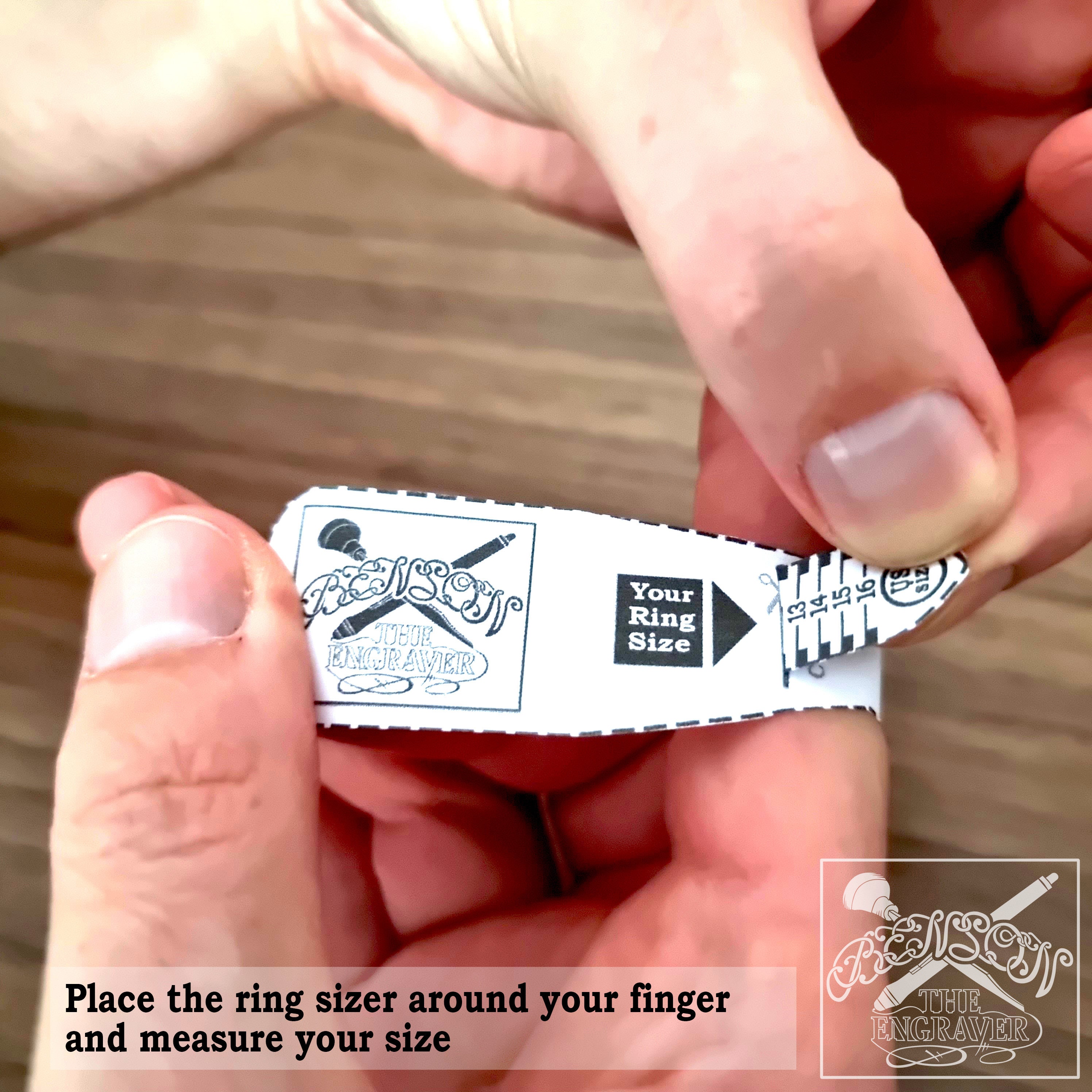How to Measure Your Ring Size - PDF - Ring Size Finder - Printable Ring ...