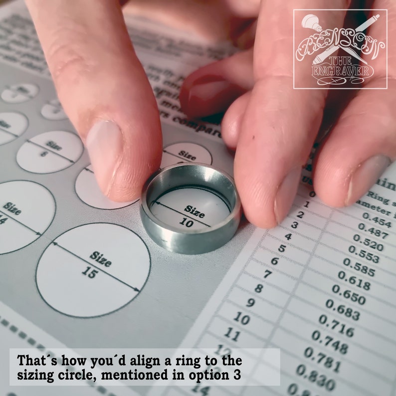 How to Measure Your Ring Size PDF Ring Size Finder - Etsy