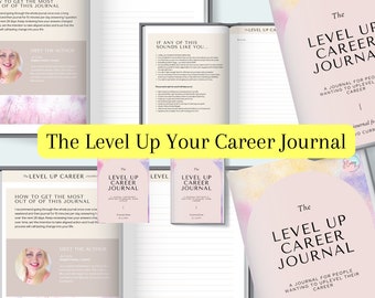 Make Money Online Level-Up Your Career Journal in Digital Download PDF format