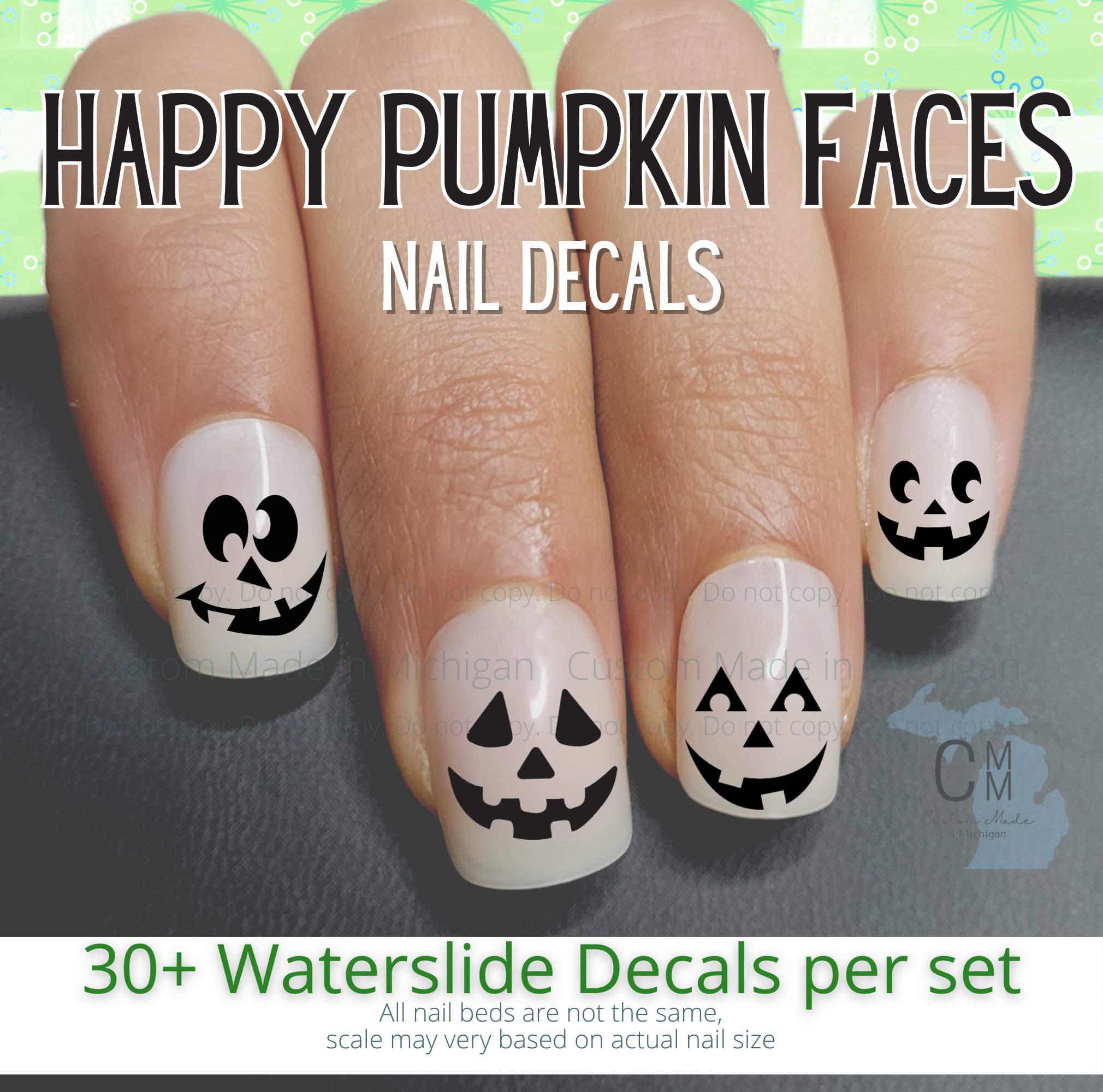 2025 Black Pumpkin Nails Take Center Stage