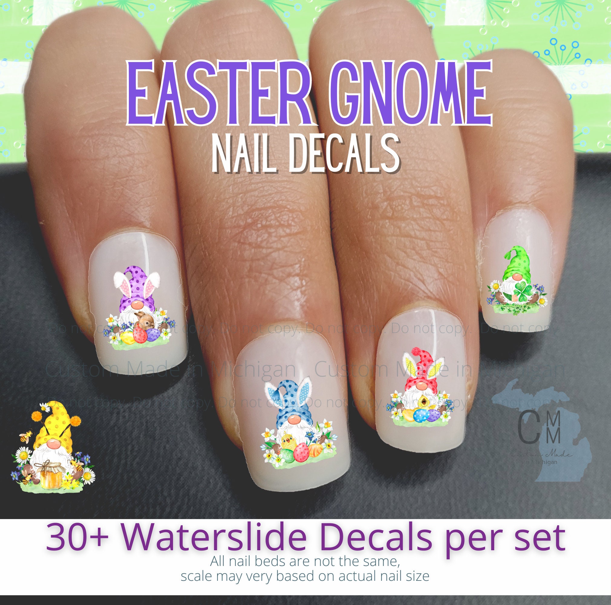 Easter Gnome Love Decal Easter Gnome Love Decal