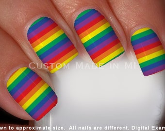 gay pride nails for men