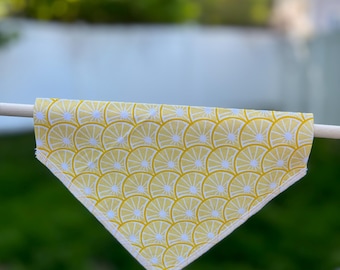 Dog Bandana Over the Collar Slip On Patterned Dog Scarf Cute Pet Accessory Handmade Dog Gift