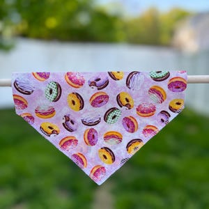 Over the Collar Dog Bandana Slip on Dog Scarf. Pet Collar Accessory