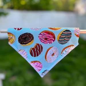 Over the Collar Dog Bandana Slip on Dog Scarf. Pet Collar Accessory