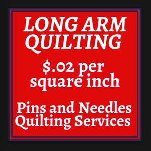 Long Arm Quilting Services