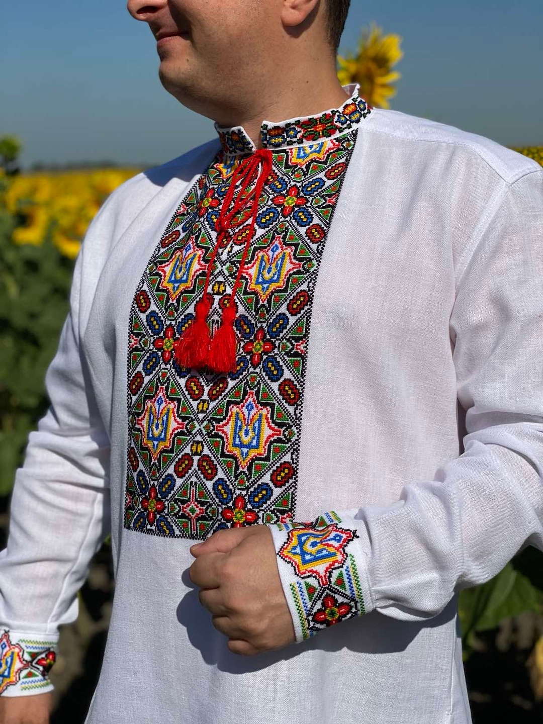 Рубашка Украинская Вышиванка Вышиванка Мужская вышиванка. Украинская ...