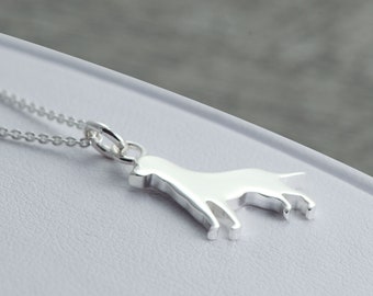 Dog Necklace Sterling Silver, Dog Jewelry, Dog Lover Gift, Pet Necklace, Labrador, Dog Owner Gift, Dog Memorial Gift, New Puppy Gift