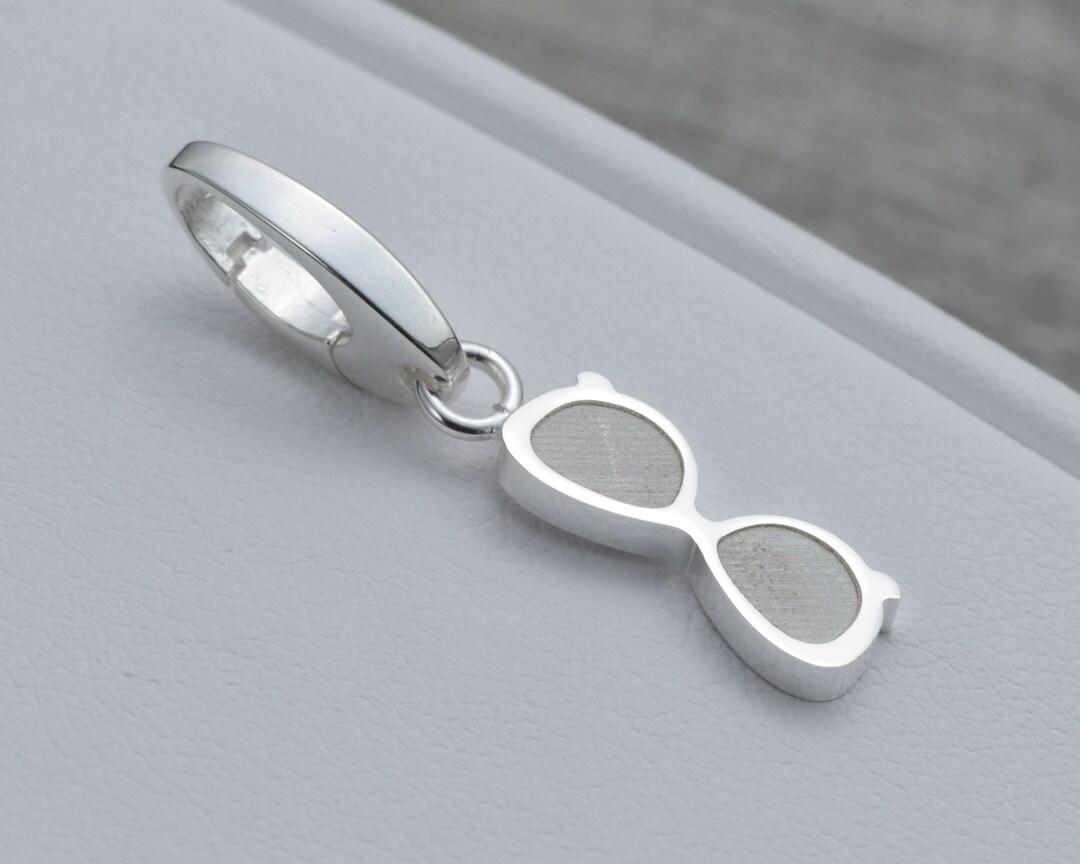 Sunglasses Charm Sterling Silver, Glasses Charm, Summer Jewelry, Beach Jewelry, Coastal Jewelry