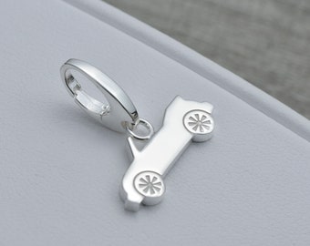 Car Charm Sterling Silver, Travel Charms, Travel Jewelry, Travel Gift, Car Lover Gift, Classic Car, Car Enthusiast Gift