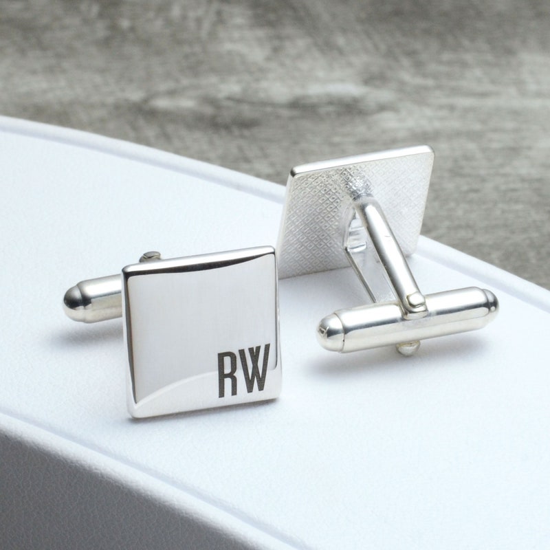 Monogram Cufflinks - Etsy
