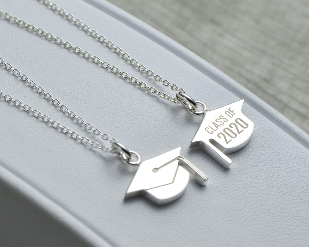 Personalized Dainty Graduation Necklace, Graduation Gift for Her