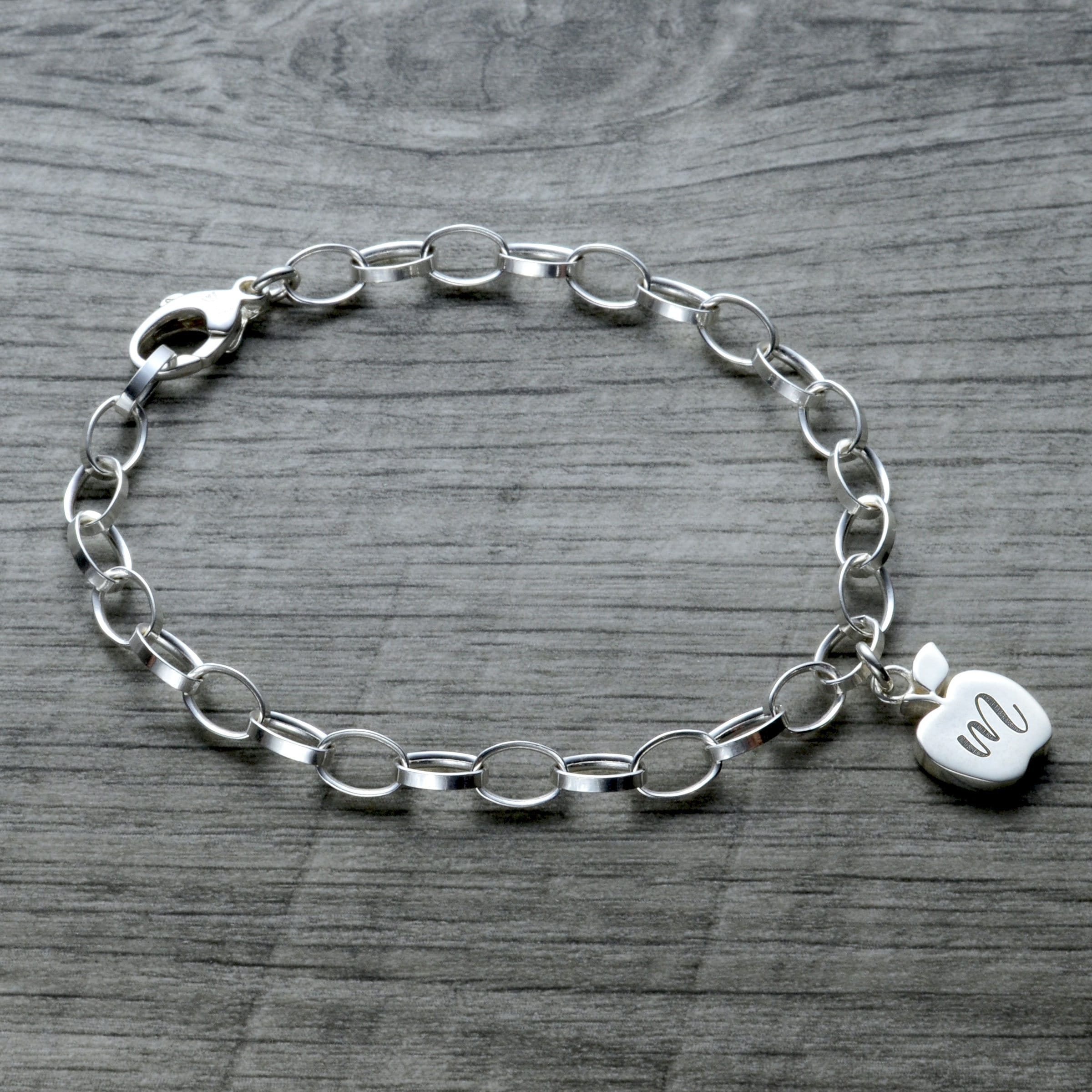 Charm Pomme En Argent 925/1000 - Bijou Neuf - Idée Cadeau