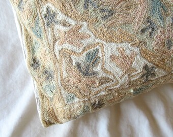 Crewel cushion | Etsy Crewel Steps Pillow Cover in 2020