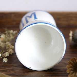 Rare Ovum Egg Cup, Advertising for Thorleys, Double Sided, Vintage Decor
