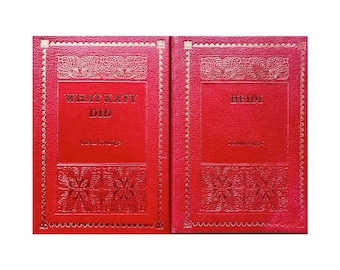 Vintage Red Books: What Katy Did Next and Heidi