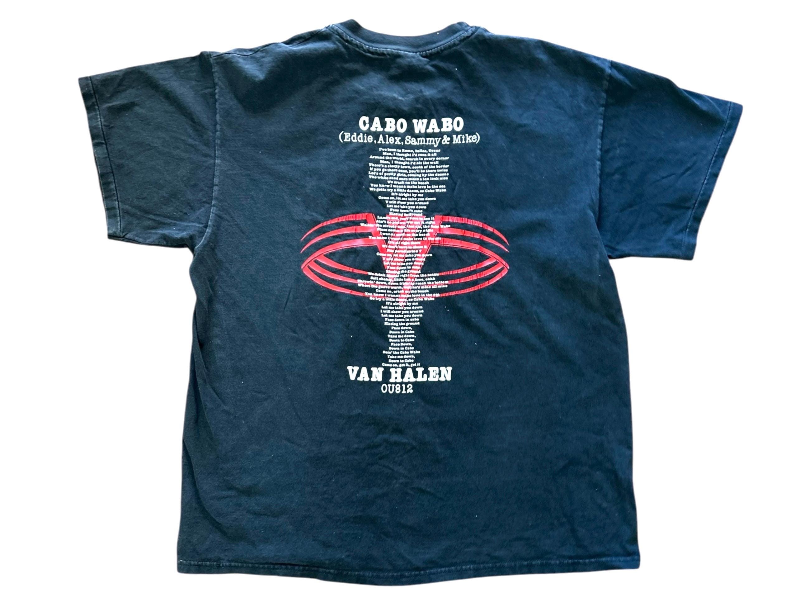 VAN HALEN OU812ワールドツアー Tシャツ Vintage 1988 Van Halen OU812 World Tour T-Shirt – Sabbatical