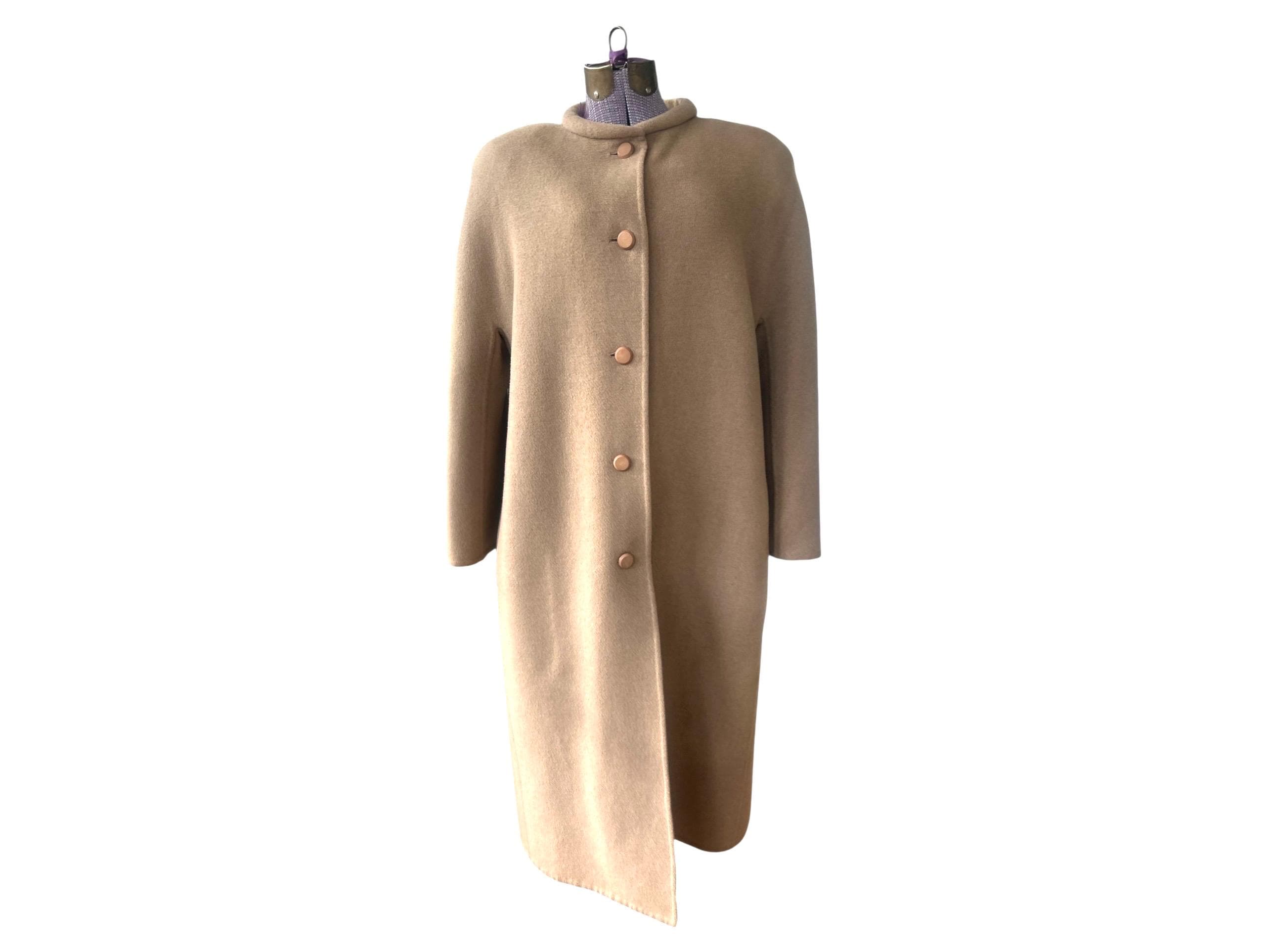 ジャケット・アウター made in italy super-long wool Maxi coat Wool Coat Made in Italy - Etsy