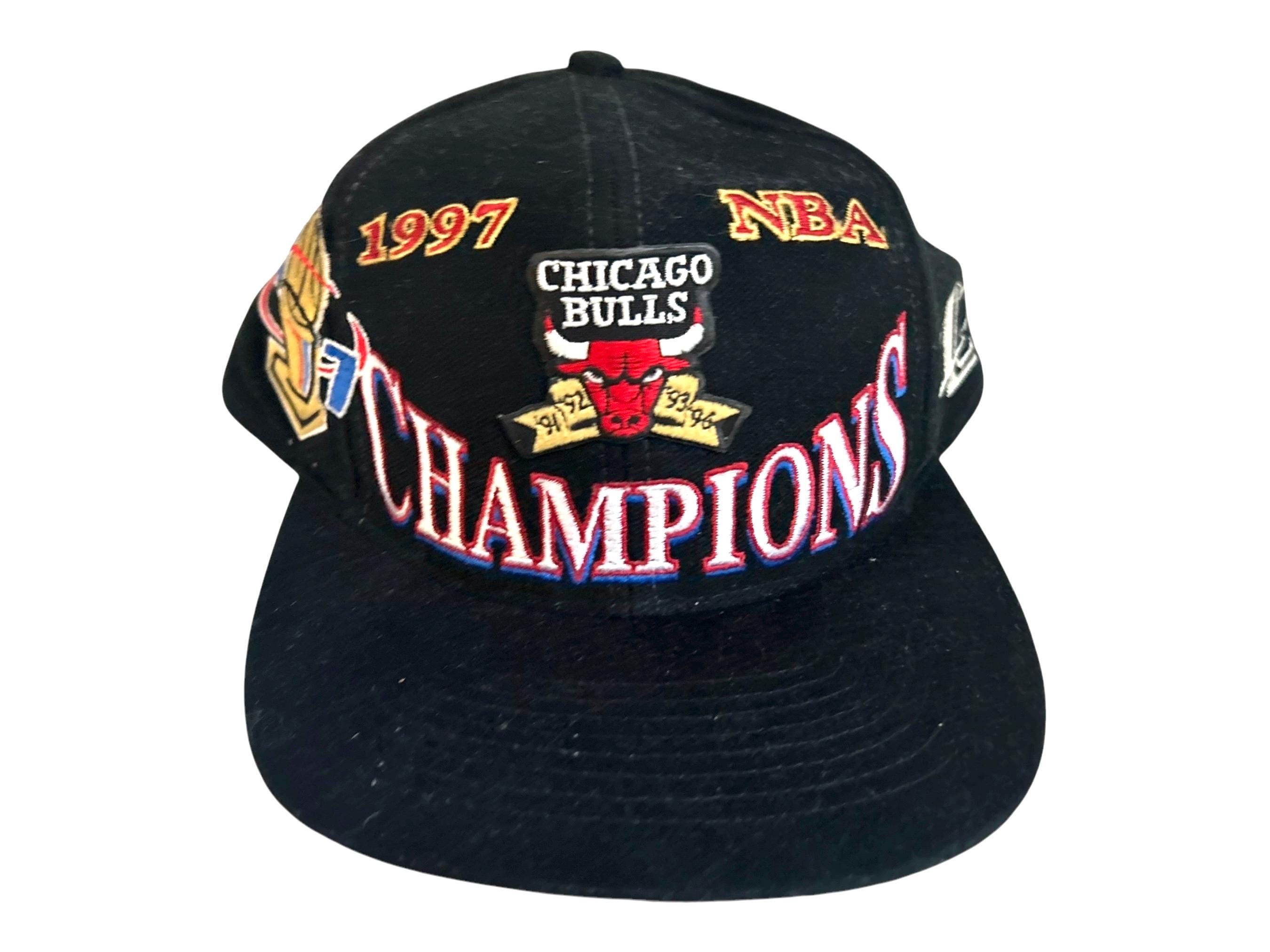 Chicago Bulls 1997 NBA Champions Logo Athletic Snapback Hat. One
