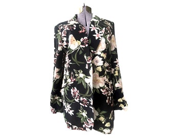 Cynthia Rowley Flower Blazer. Womens Large. Vintage.