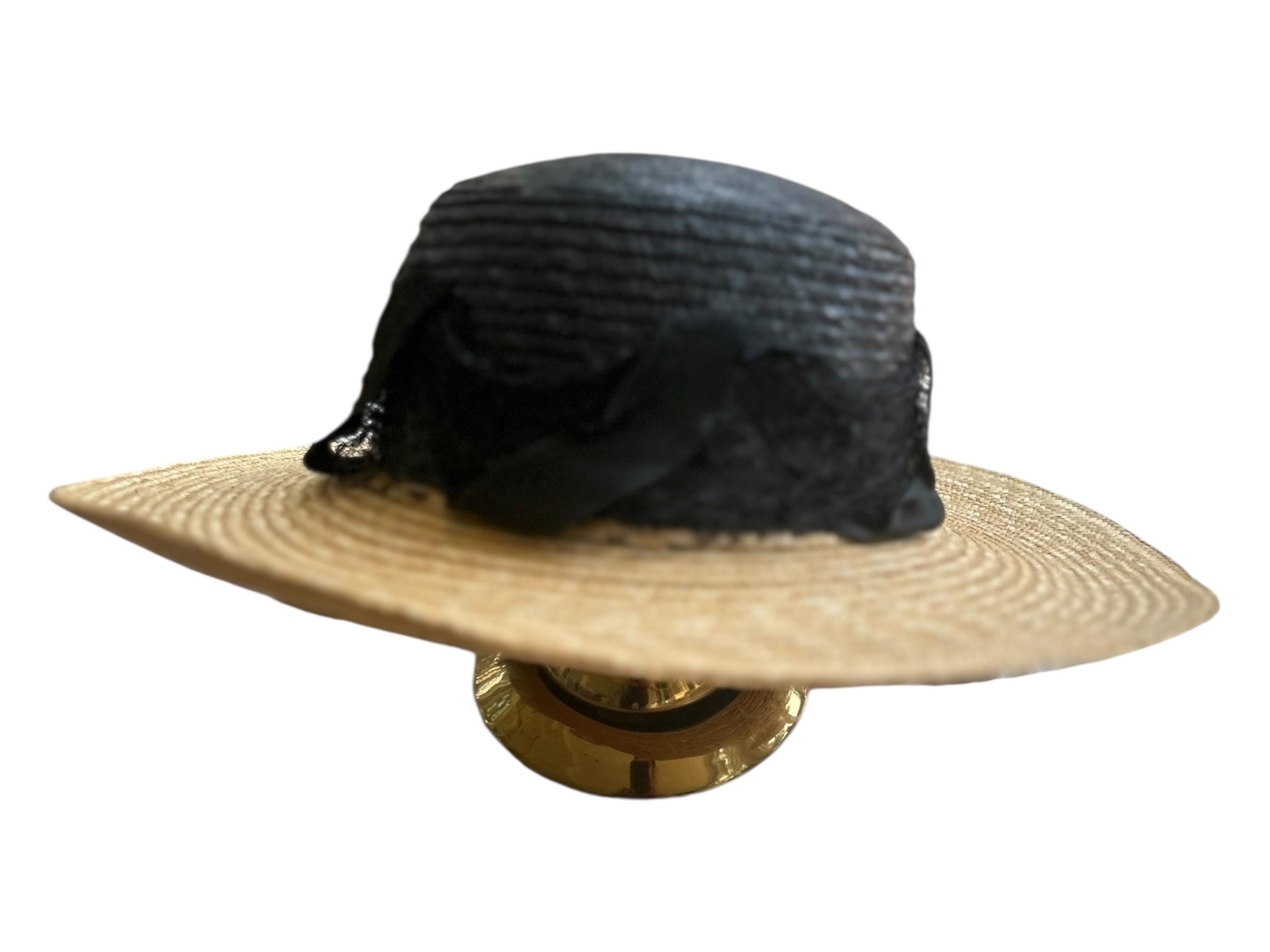 Vintage Lord and Taylor Straw Hat. Wide Brim. Womens. - Etsy  display picture 1