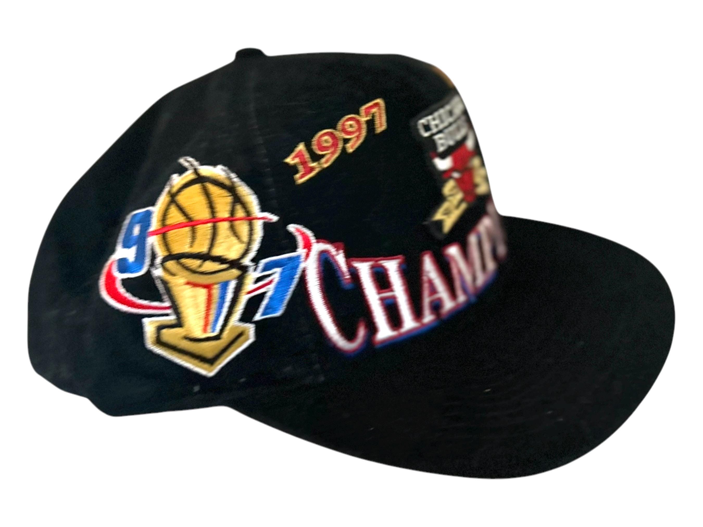 Chicago Bulls 1997 NBA Champions Logo Athletic Snapback Hat. One