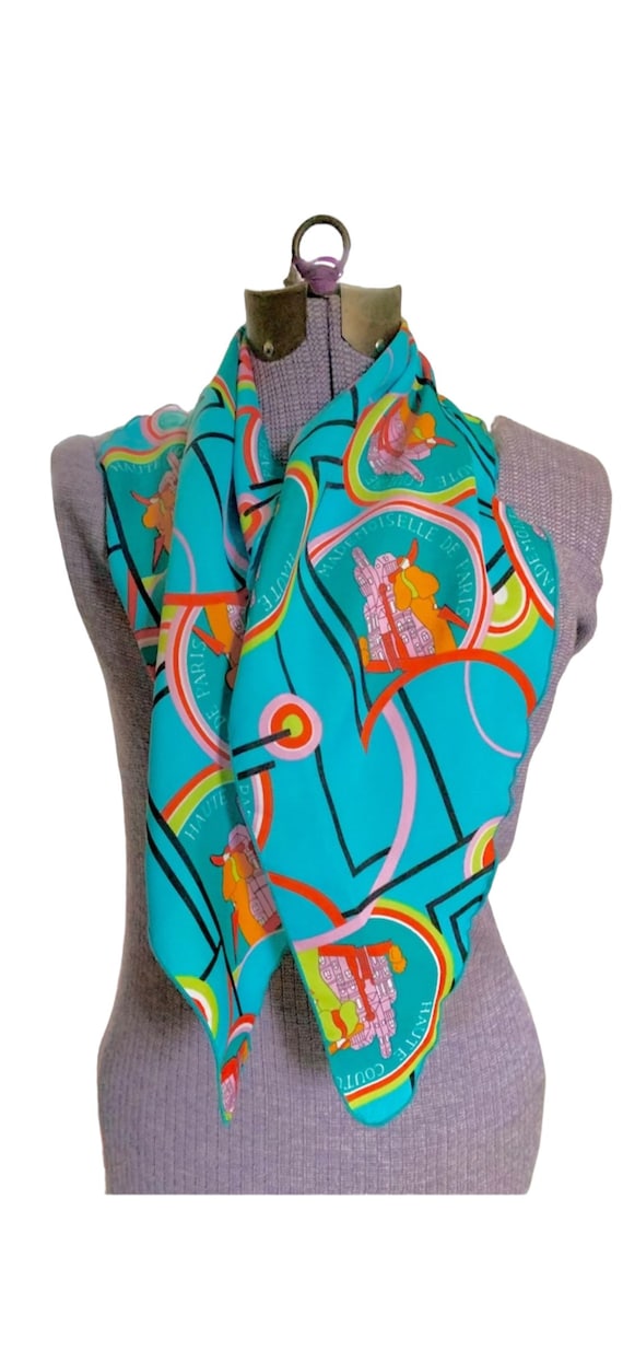 Haute Couture Scarf. Mademoiselle de Paris. - image 1